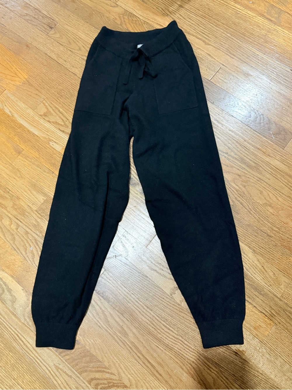 PURE Collection Black Cashmere Pants Size S